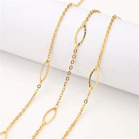 Stainless Steel Evil Eye Link Chain - 45-50cm – Feozer Arts and Crafts