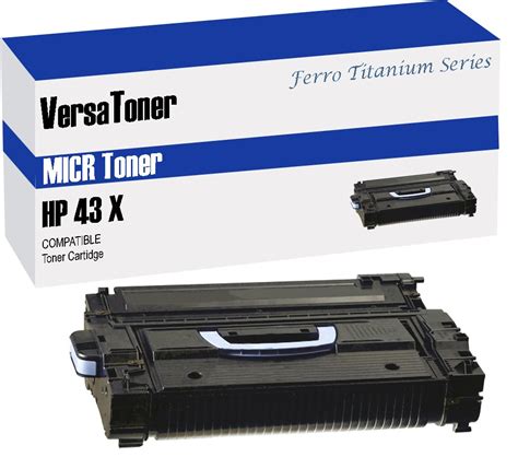 VersaToner - HP 43X (C8543X) Black (MICR) - Toner Cartridge : Amazon.in ...