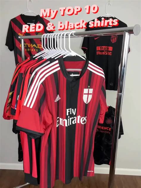 🔴 My TOP 10 Red and Black Shirts ⚫️ | Video published by MrJersey | Lemon8