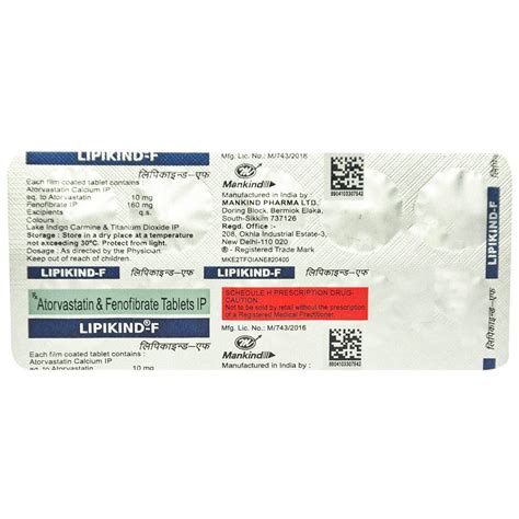 Lipikind-F Tablet | Uses, Side Effects, Price | Apollo Pharmacy