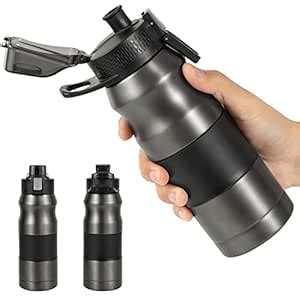 Stainless Steel Insulated Bottle-Vacuum Thermos flask Water Bottles ...