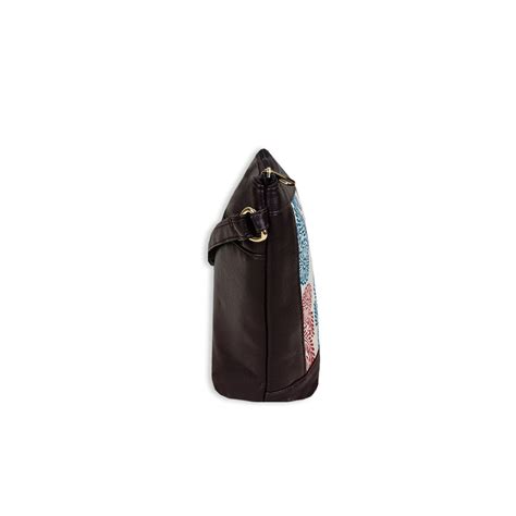 Indian Flower Block-Printed Bucket Sling Bag – Crafthues