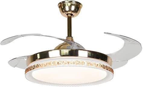 Buy VEYES 42" Retractable Invisible Ceiling Fan, Fandelier Ceiling Fan ...