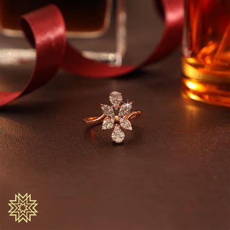 Buy Real Diamond Ring Online | Real Diamond Ring by Manubhai.