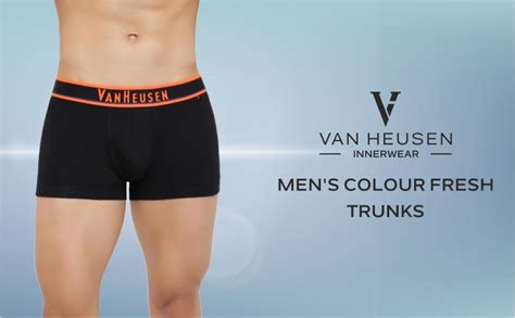 Buy Van Heusen Men Colour Fresh Trunks - 100% Combed Cotton - Neon ...