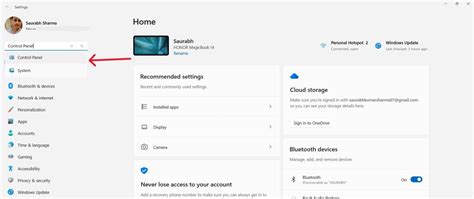 Image result for Windows 11 How to Access Control Panel