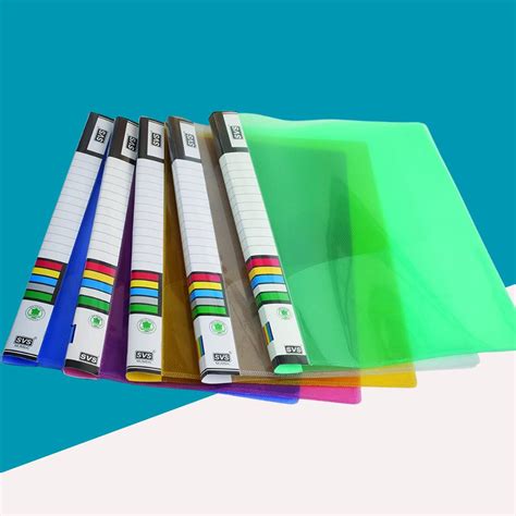 (10 Pcs.) Transparent Report File, Plastic Folder – Topperskit LLP