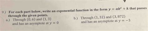 Write a Exponential Function Using Y ABX 的图像结果