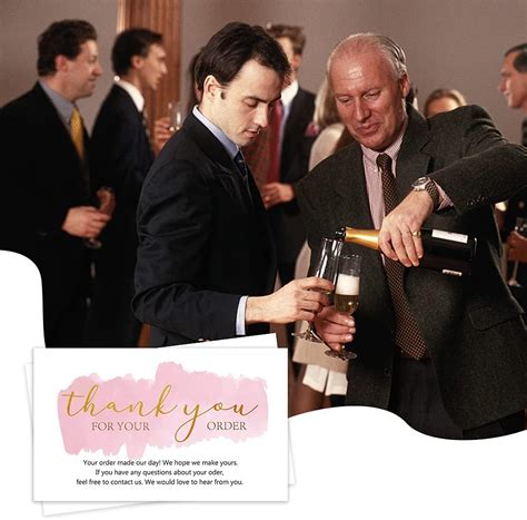 Buy Thank You Cards - Pack of 50 Bulk, 2.1 x 3.5 Inches, Gold and ...