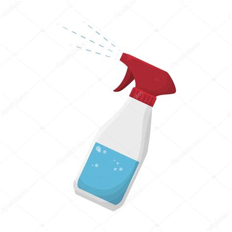 Cleaning products spray bottle — Stock Vector © yupiramos #121719200