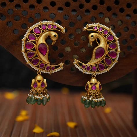 Kandan Polki Designer Earrings @ ₹1,450 | Free Delivery