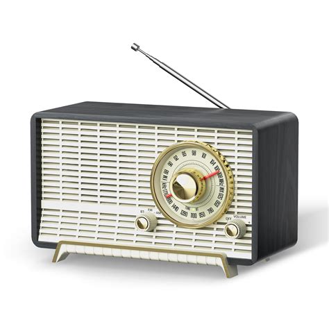 Yowguif Am Fm Radio Classic Retro Wood Table Radio Bluetooth ...