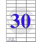 VCR A4 Size White Self Adhesive Label/Sticker for Printer (Inject ...