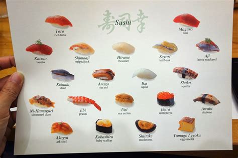 Types Of Sushi