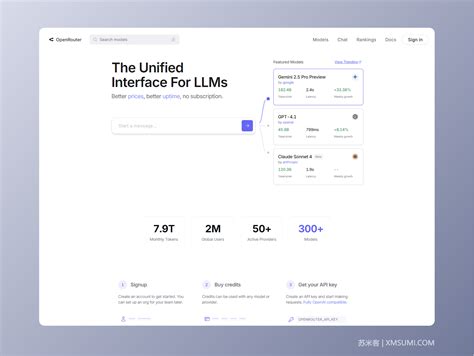 LLM API 聚合平台盘点，整合大模型API的开发者服务平台 - 苏米客