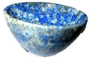 Jet International Natural Lapis Lazuli Bowl Decorative Showpiece - 5.08 ...