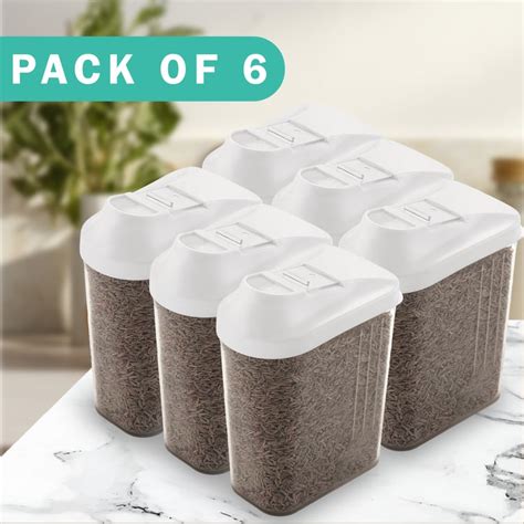 Buy STEELO Skippar Set of 6 PET Storage Containers - 500ml from Steelo ...