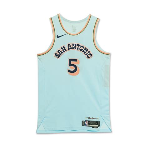 Stephon Castle San Antonio Spurs 2024-2025 Game Worn City Edition ...