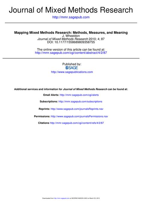 Image result for Survey Map for Mixed Methods