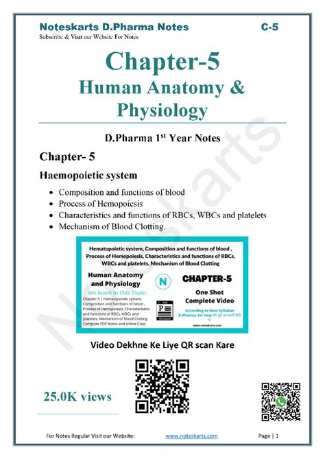 Chapter 5 hap Complete Notes by noteskarts Acc to ER20 - Noteskarts D ...