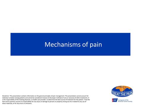 SOLUTION: 2 mechanism of pain 1 - Studypool