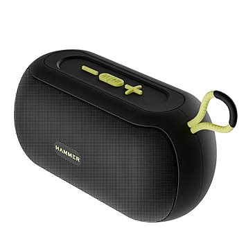 HAMMER Wave 10W Bluetooth Speaker Up to 8 Hours Playtime, TWS Function ...