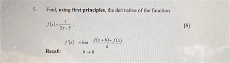 Image result for Derive From First Principles RootX