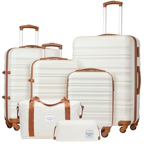 Snapklik.com : LONG VACATION Luggage Set 4 Piece Luggage Set ABS ...