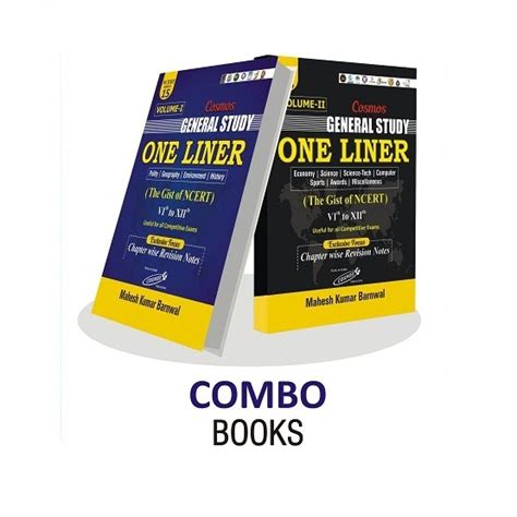 Combo General Studies One Linear Volume 1 & 2 | The Gist of NCERT VI to ...