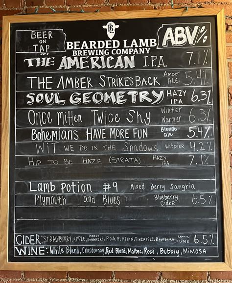 Contact Us | Bearded Lamb Brewing Company