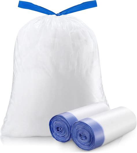 Amazon.com: Trash Bag 8 Gallon Medium Drawstring Garbage Bags for 8 ...