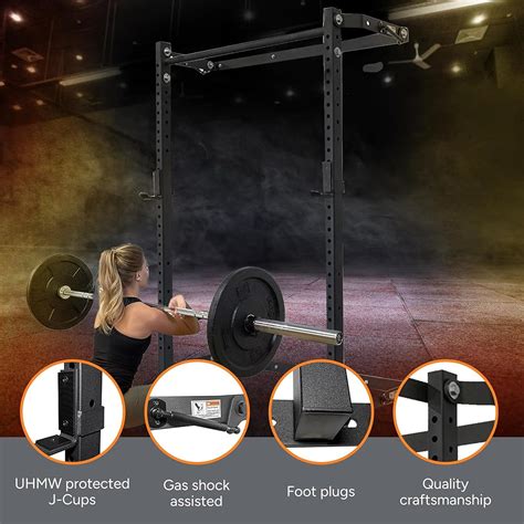 PRxPerformance PRx Performance Murphy Foldable Squat Rack with India | Ubuy