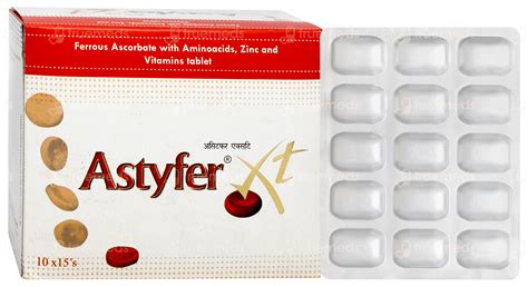 Astyfer Xt Tablet 15 - Uses, Side Effects, Dosage, Price | Truemeds