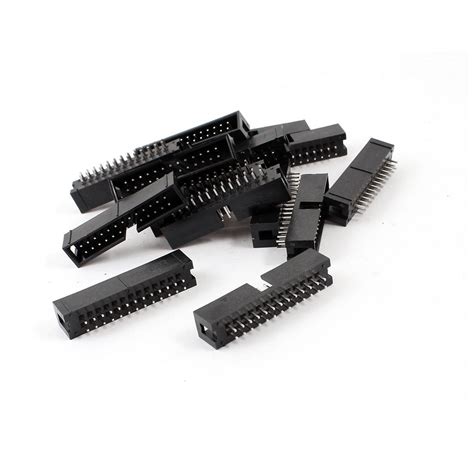 ELECTROPRIME 15Pcs 2x13 Pins 2.54mm Pitch Straight Connector Pin IDC ...