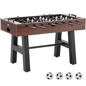 VEVOR 140cm Standard Size Football Table Indoor Table Football Game ...