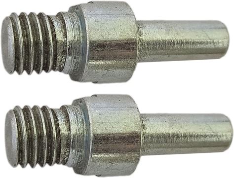 Inditrust 2 Pc M14 Spindle Drill Adapter Backing, Polishing, Sponge Pad ...