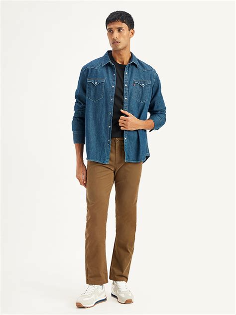 Men's Brown Slim Fit Chinos – Levis India Store