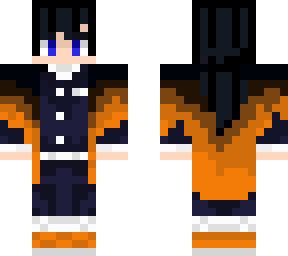 Image result for Demon Slayer Minecraft Skin Java