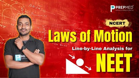 NCERT Laws of Motion: Line-by-Line Analysis for NEET