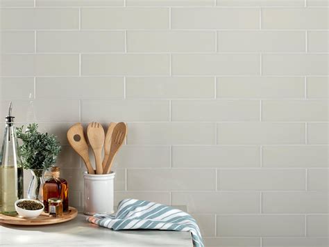 Cashmere Glossy Gray Ceramic Tile | Floor and Decor