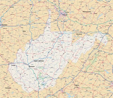 Official West Virginia Highway Map 2011 Official Road Map