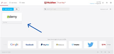 Image result for Using McAfee True Key