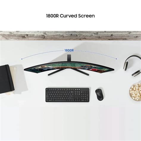 Samsung LS27D368GAWXXL 27 Inch FHD 100Hz Curved Monitor – Microcenter India