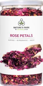Nature's Park Rose Petals - Sun Dried Gulab Patti Pet Jar (40 g) Price ...