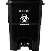 iogue 32 Litre Bio Medical Pedal Garbage Waste Dustbin (Blue) : Amazon ...
