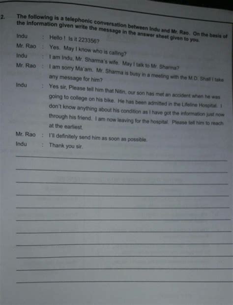 chapters-Massage writing - Brainly.in