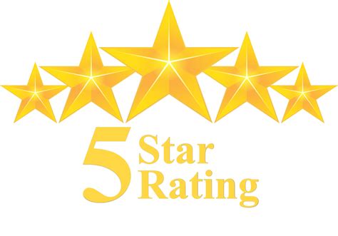 5 Star Rating PNG Images Transparent Background | PNG Play