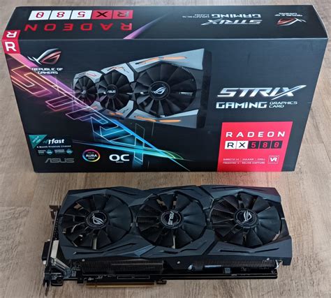 ASUS Radeon ROG STRIX RX580 O8G GAMING, 8GB GDDR5 | Aukro