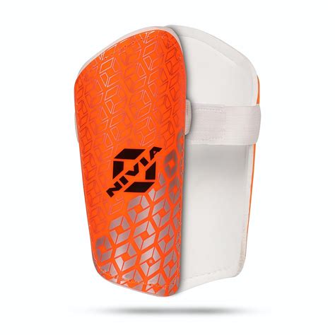 Nivia Wisdom - 2018 Plastic Shin Guard for Youth (Small, Orange), for ...
