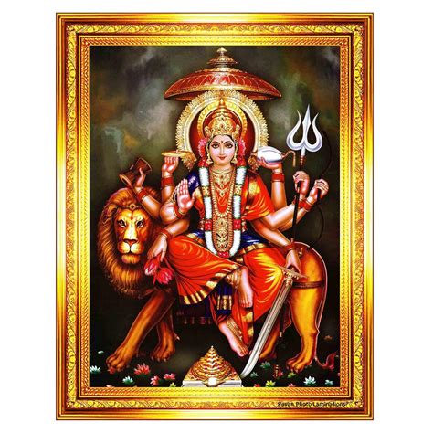 Pavan Photo Laminations Durga Devi Maa Mata Goddess Durgai Amman Ambe ...